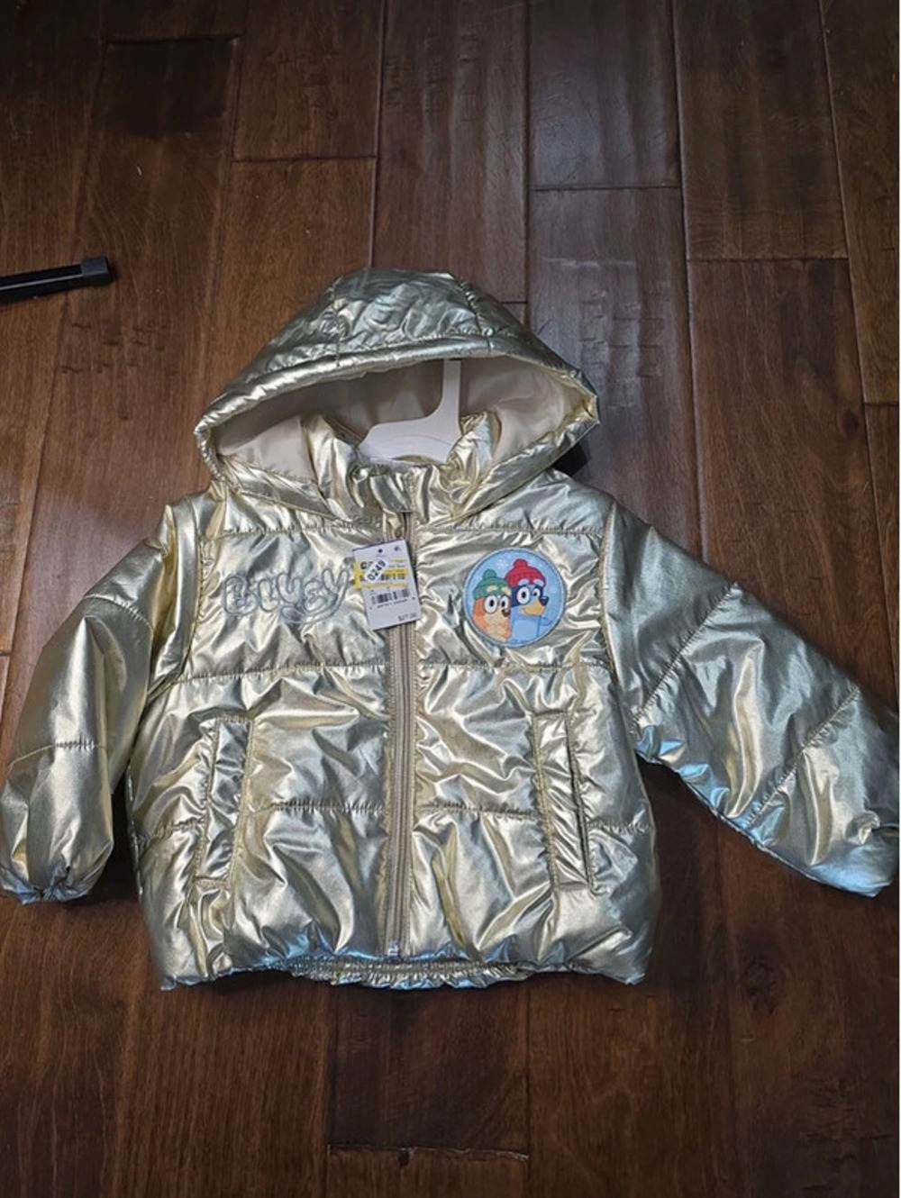 12m brand new bluey, from disney winter coat. Item 249G2